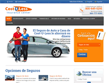 Tablet Screenshot of costulessseguros.com